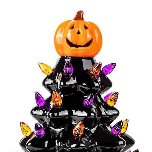 Halloween Colored lights Christmas Tree