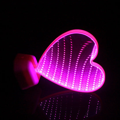 Creative Double-Sided Love Tunnel LED Mirror Light