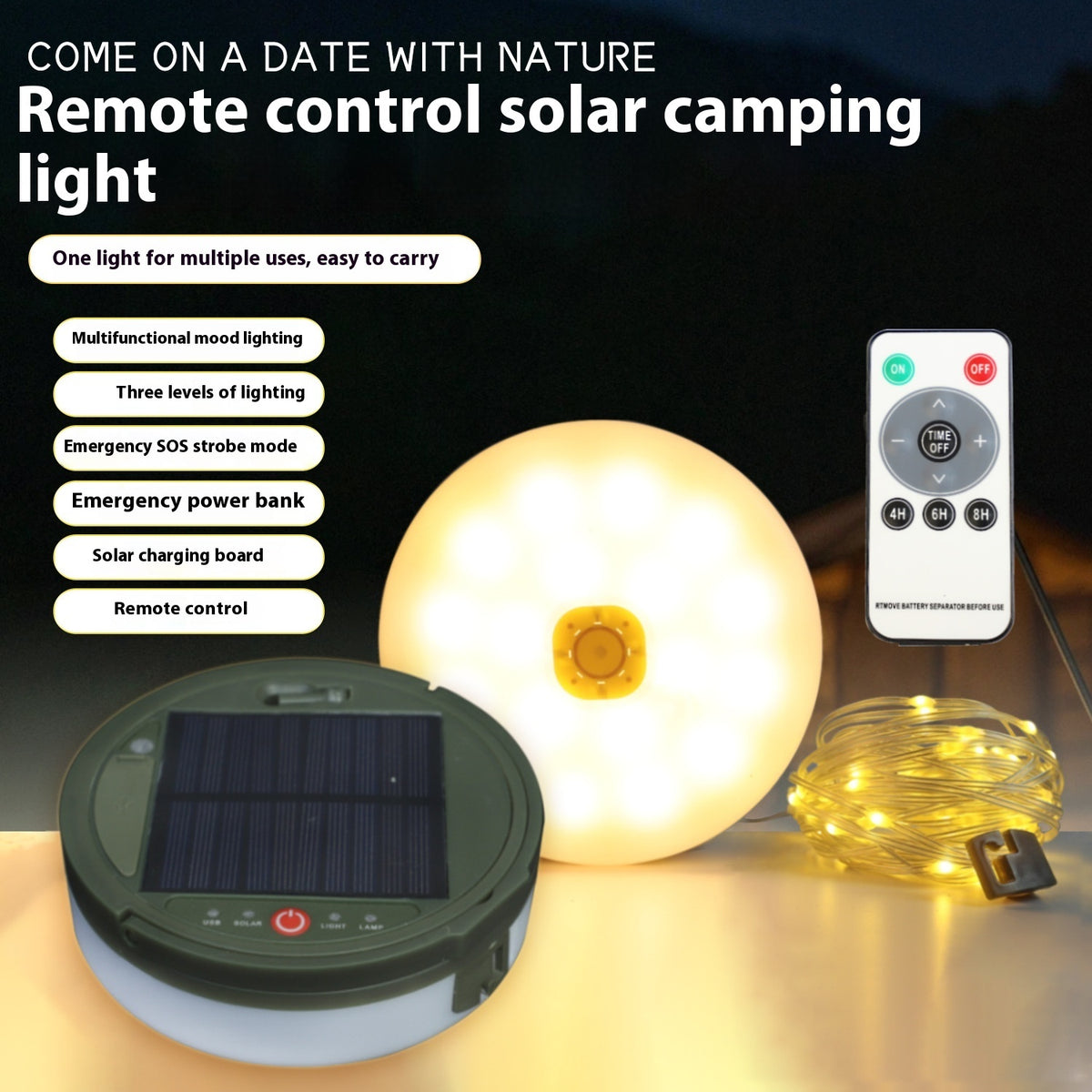 4 in 1 Camp Light