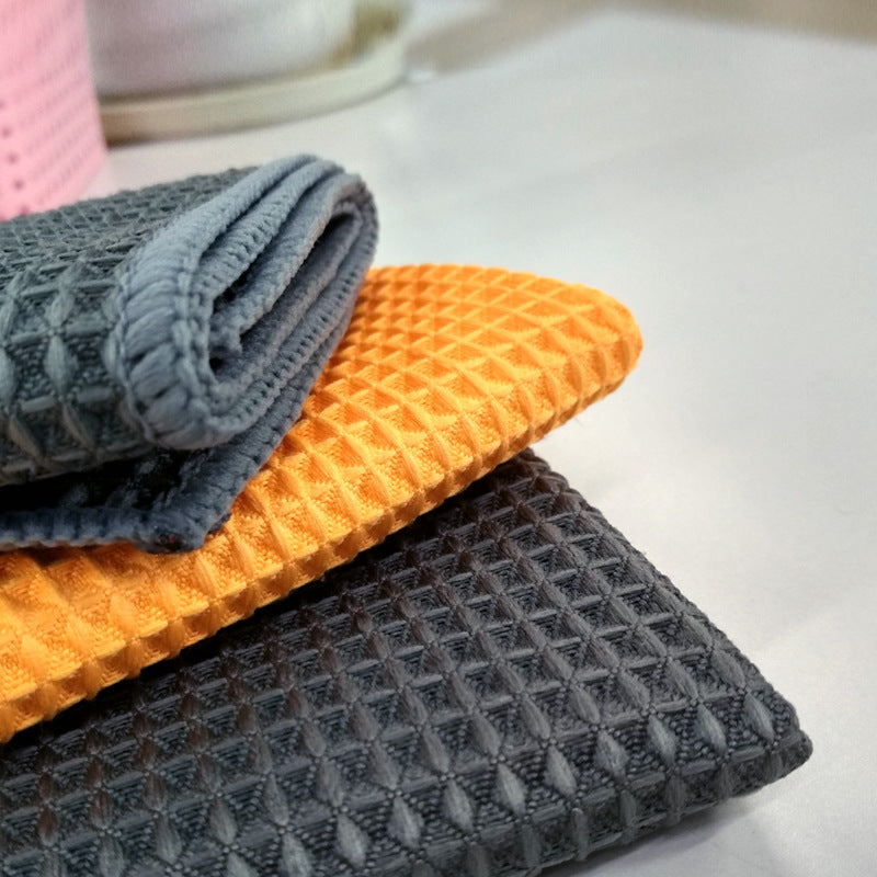 Soft Non-Scratch Pineapple Texture Towel