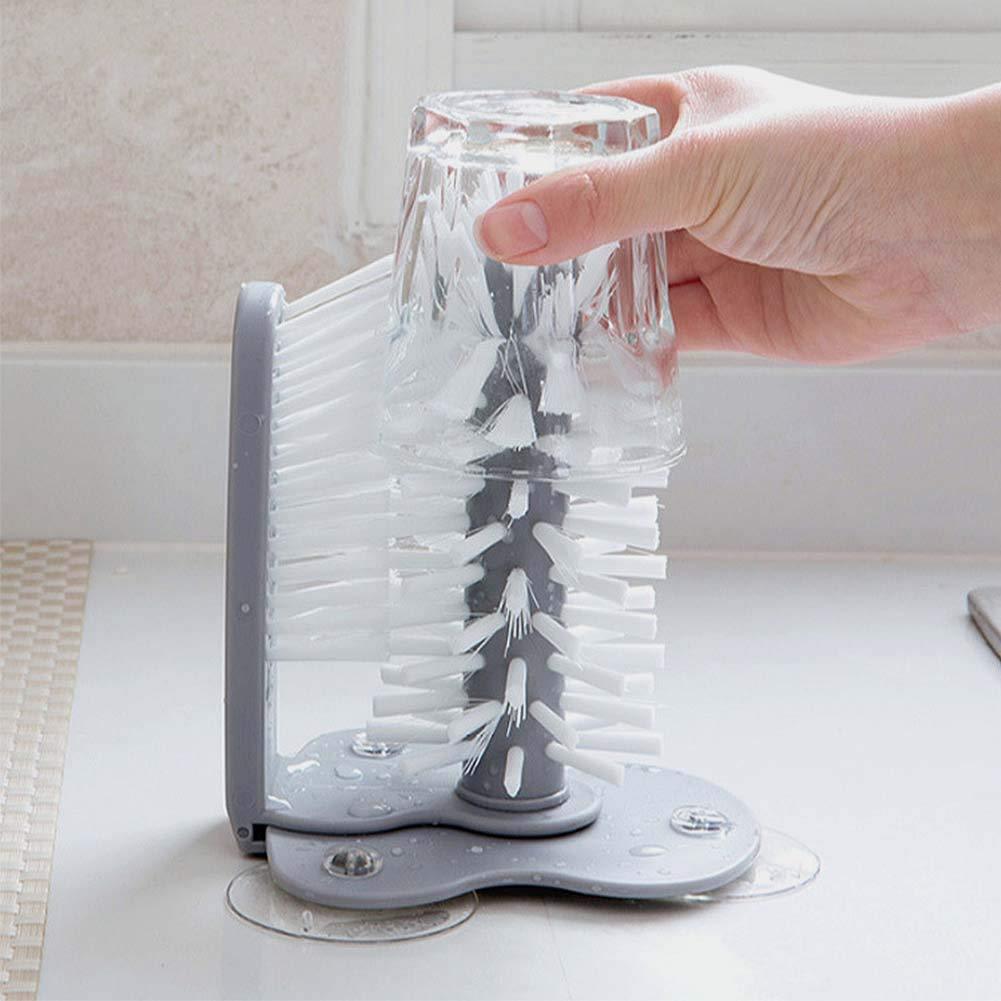 2 In 1 Cup Scrubber Glass Cleaner