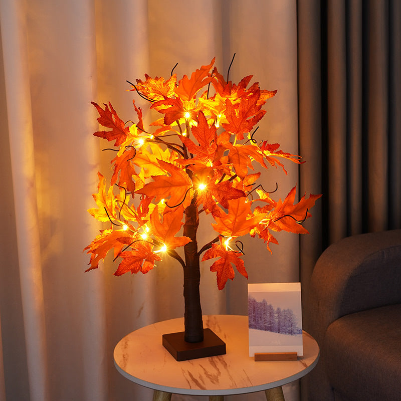 LED Thanksgiving Lights | Maple Leaf Home Decorative String Lights
