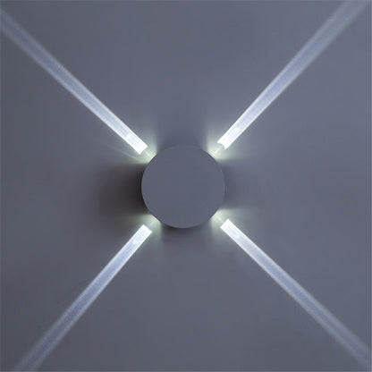 Modern Indoor LED Cross Wall Lamp for Living Room