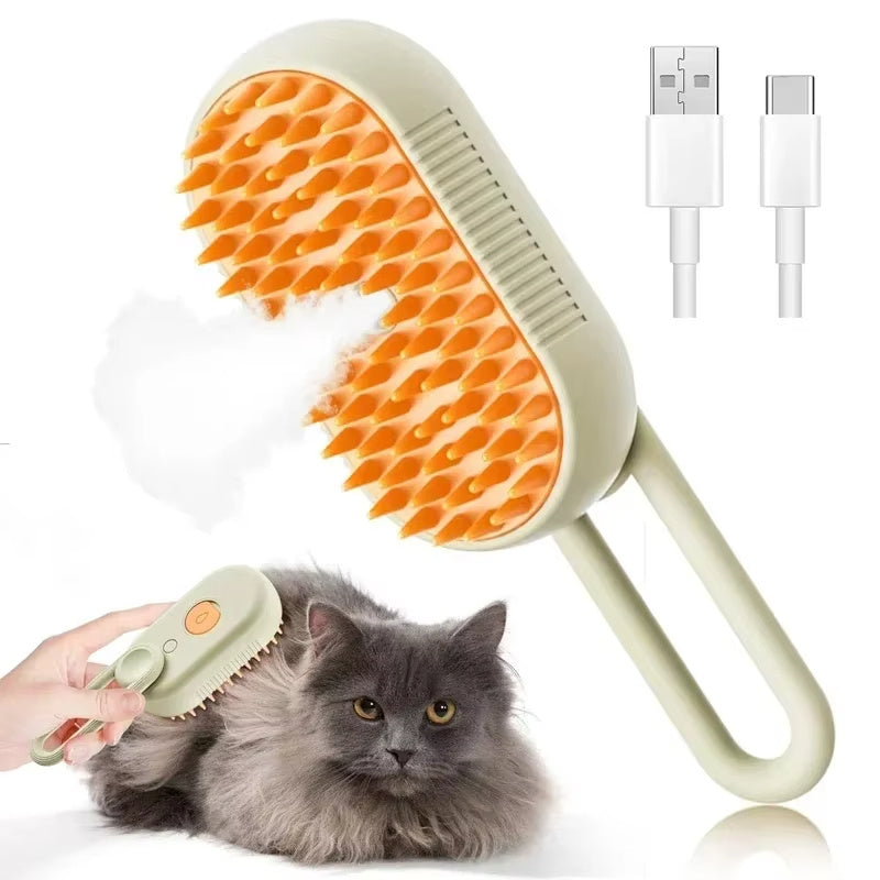 3-in-1 Pet Steam Brush