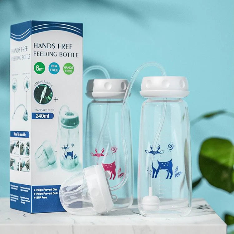 hands-free baby bottle