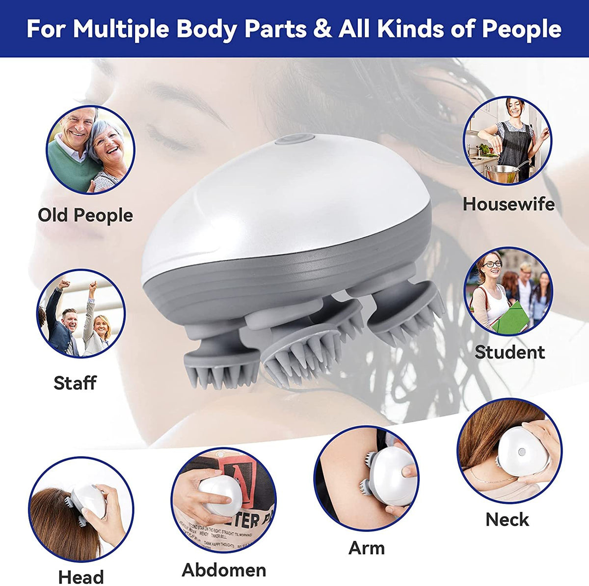 Electric Pet Head Massager