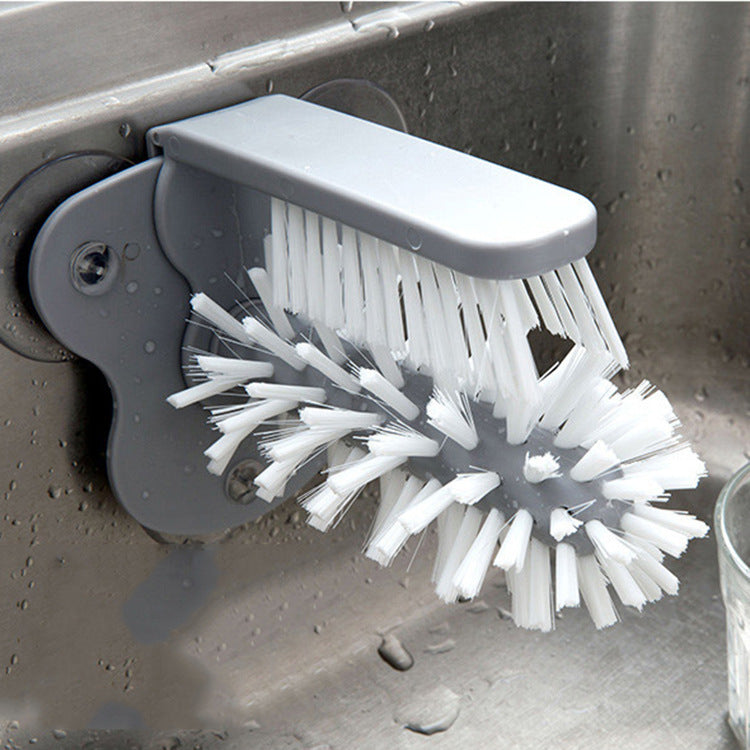 2 In 1 Cup Scrubber Glass Cleaner