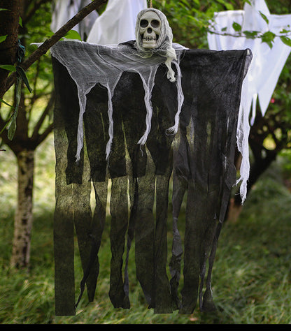 Halloween Skull Ghost Decoration | Haunted House Horror Hanging Prop